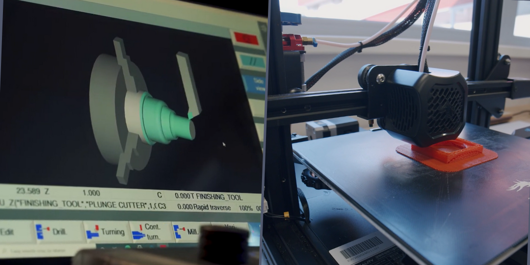Tečaj CNC- in 3D-tehnologij za tuje dijake
