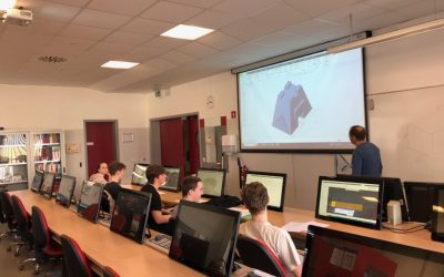Češki dijaki na usposabljanju iz CNC- in 3D-tehnologij
