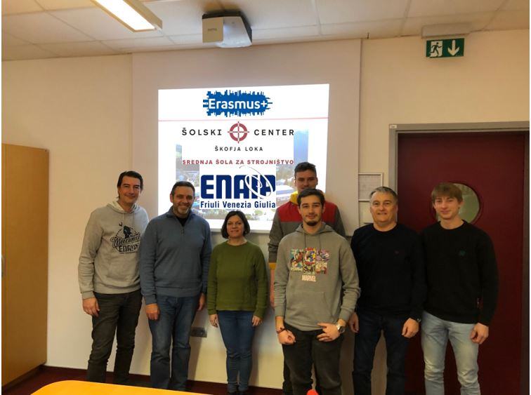 Erasmus+ UTB IV: Predstavniki partnerske šole ENAIP iz Italije na informativnem obisku na naši šoli